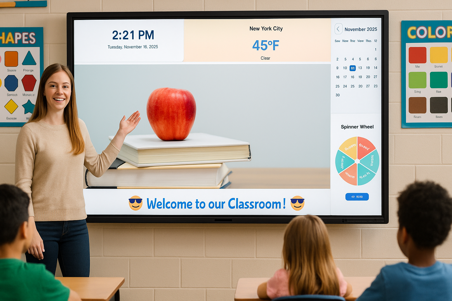VizBoard - Interactive Classroom Display & Management System